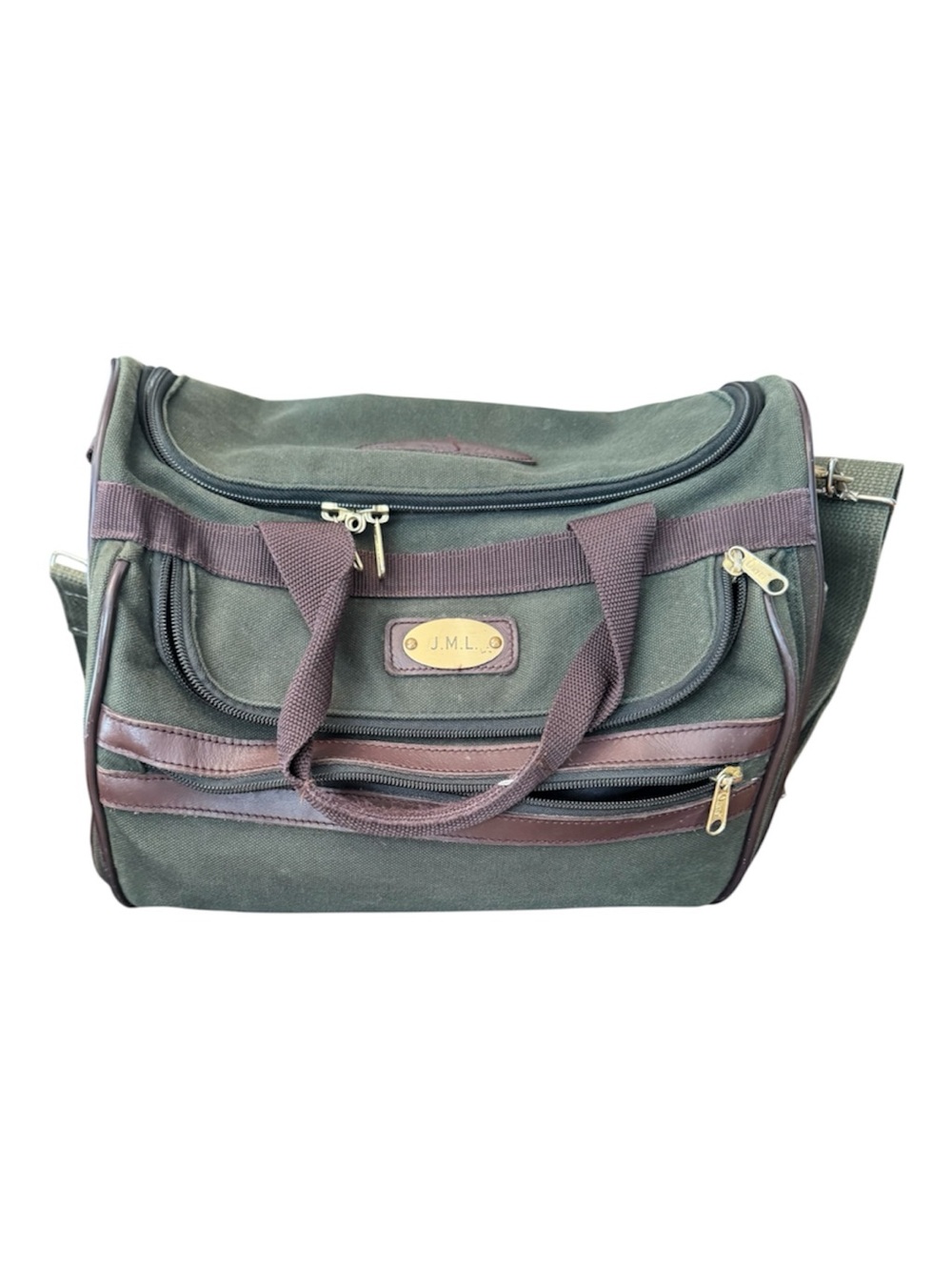 Vintage Orvis Battenkill Weekender Canvas Duffle Travel Bag